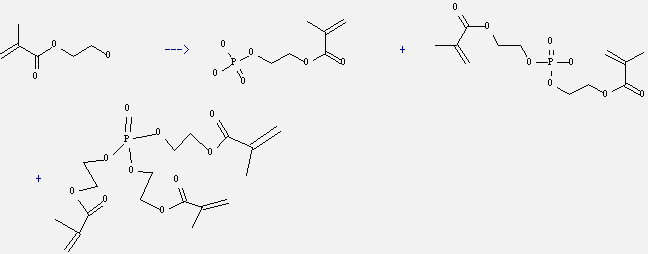 2-Propenoic acid,2-methyl-, 2-(phosphonooxy)ethyl ester can be prepared by methacrylic acid-(2-hydroxy-ethyl ester)